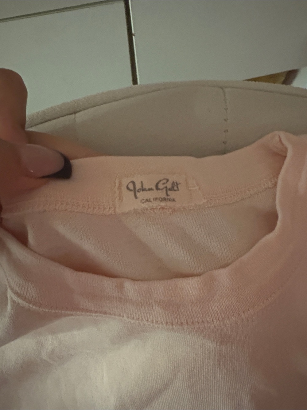 Women’s
Basic Crewneck Tee in Light Pink - Picture 4 of 5